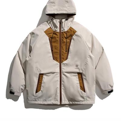 防风防水羽绒服三合一滑雪男女款可拆卸特氟龙冲锋衣保暖外套