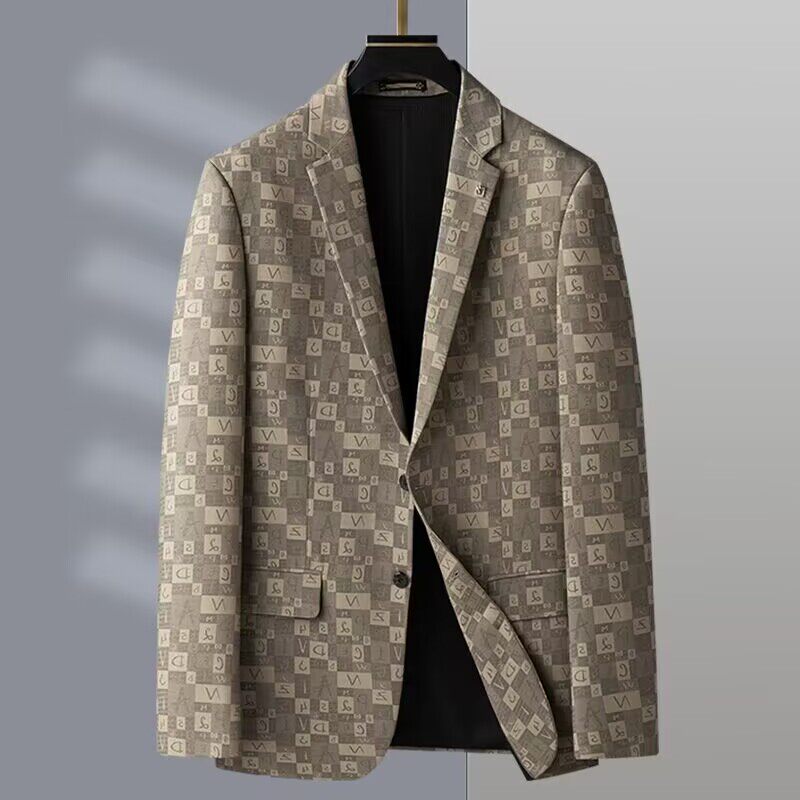 特大号男士西装秋商务休闲加肥加大胖子单西肥佬宽松大码西服外套