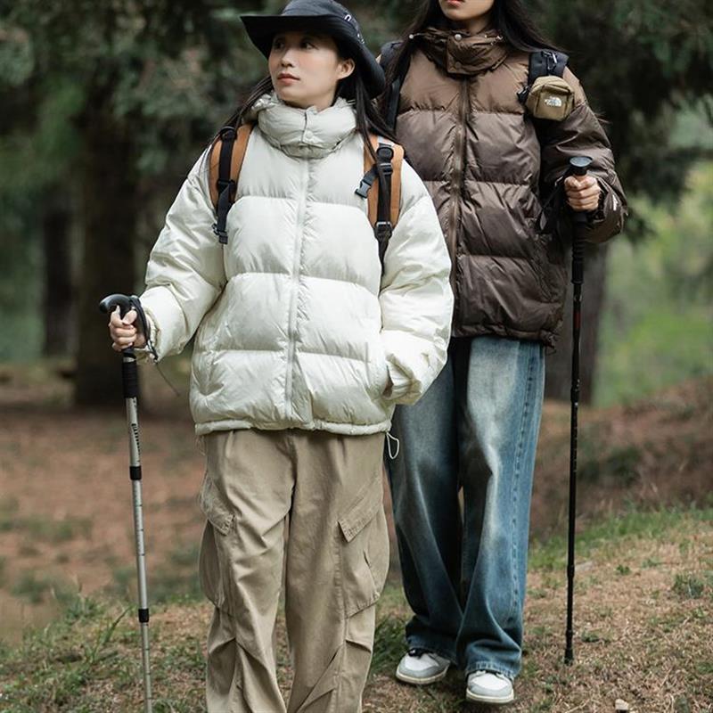 Psalmist歌颂者工装拼接连帽宽松90绒加厚羽绒服男女2024冬季新款