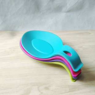 出口品质汤勺托架厨房硅胶汤匙枕架托搁放筷子饭勺铲子的架子大号