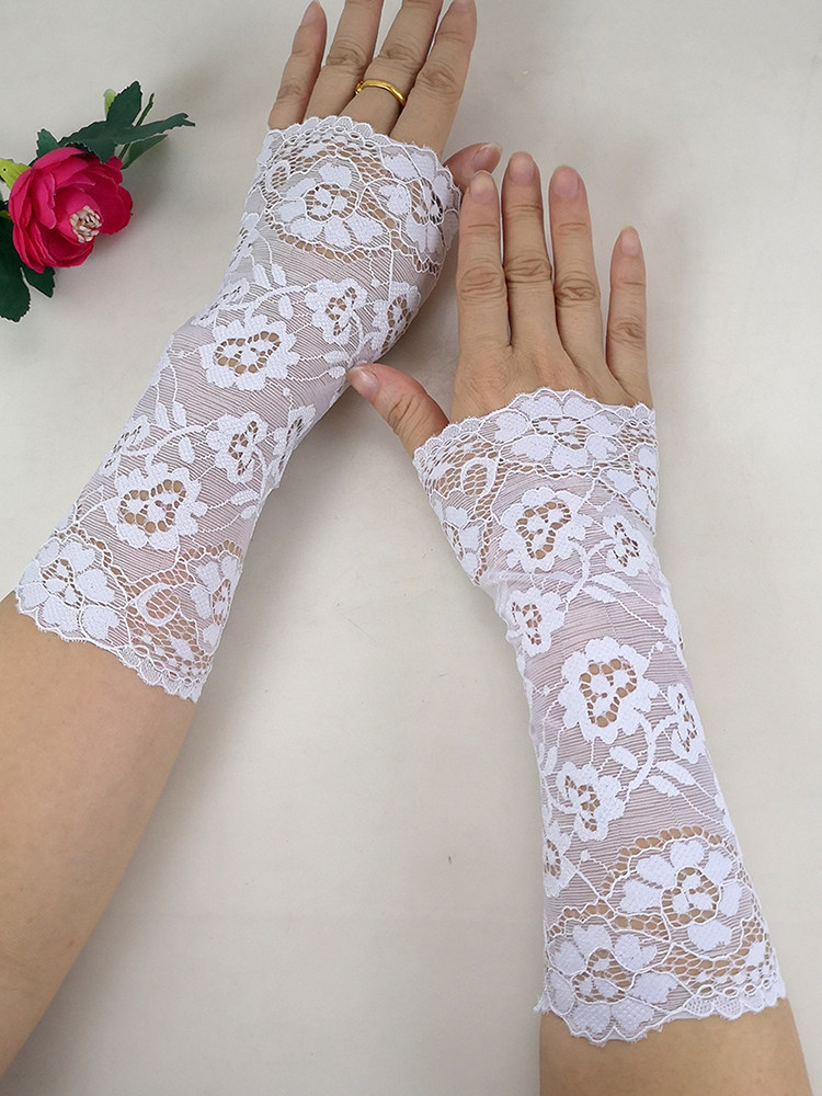 WARM THIN FAKE SLEEVE LACE WRIST COVER FEMALE COVER ON THE BACK OF THE HAND SCAR TATTOO TATTOO ARM ARM SLEEVE SUN PROTECTION