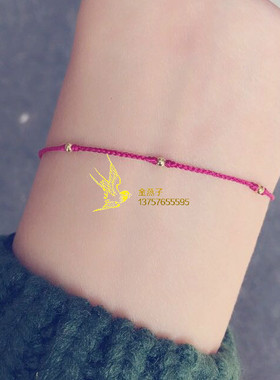 05mm细招桃花细纯银好看