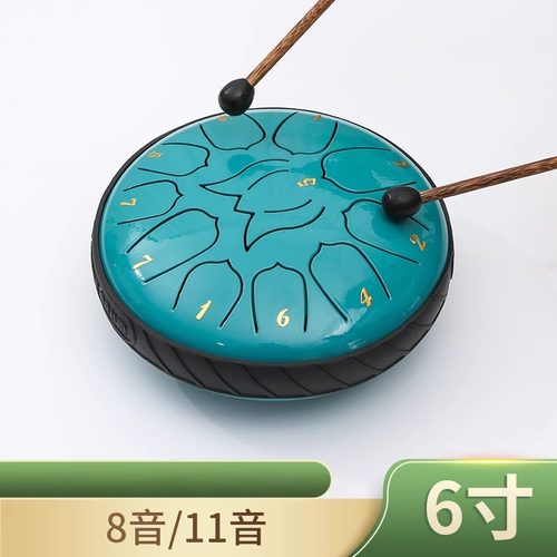 源头6寸8音11音空灵鼓乐器色空鼓梵音鼓忘尘鼓忘忧鼓莲花鼓。