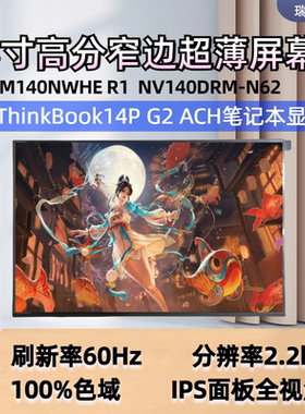 联想ThinkBook14P G2 ACH显示屏幕NV140DRM-N62 M140NWHE R1屏幕