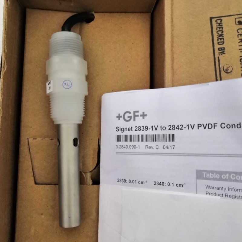 议价+GF+ SIGNENT 3-2841-1V电导率/电阻率探头电极 电导率传感器