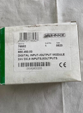 询价KUHNKE可程式设计控制器680.450.03控制模块PLC输入输出模块