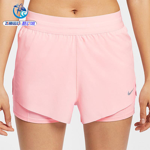 耐克Nike 梭织健身舒适运动休闲训练透气短裤 HJ5377 607 女子夏季