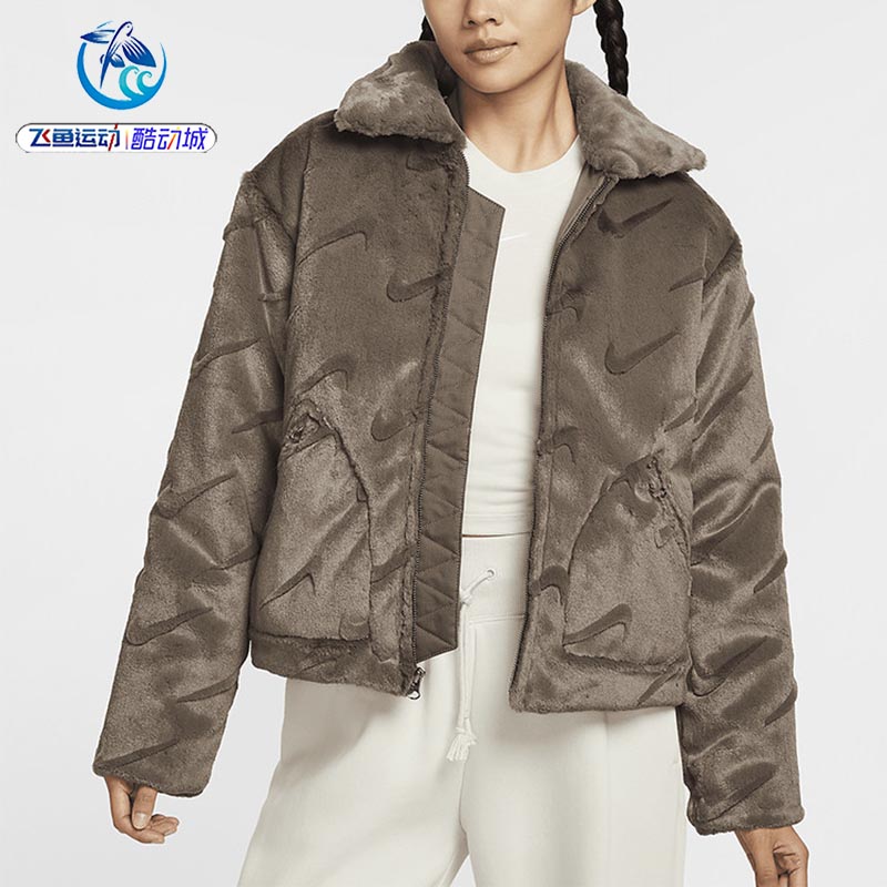 耐克Nike女子保暖满印夹克外套