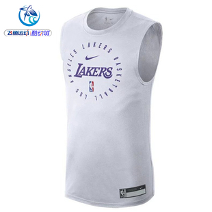 504 耐克Nike 背心HF1964 休闲洛杉矶湖人队训练无袖 100 男子夏季