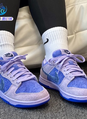 耐克Nike Dunk 男女紫色防滑耐磨低帮透气运动休闲板鞋HQ3431-515