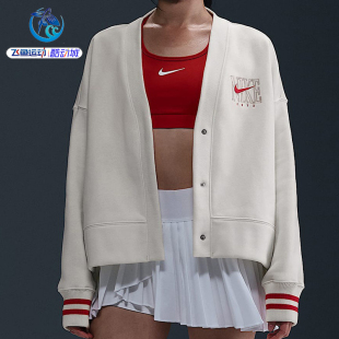 133 233 657 女士加绒宽松刺绣运动休闲夹克外套HJ0947 耐克Nike