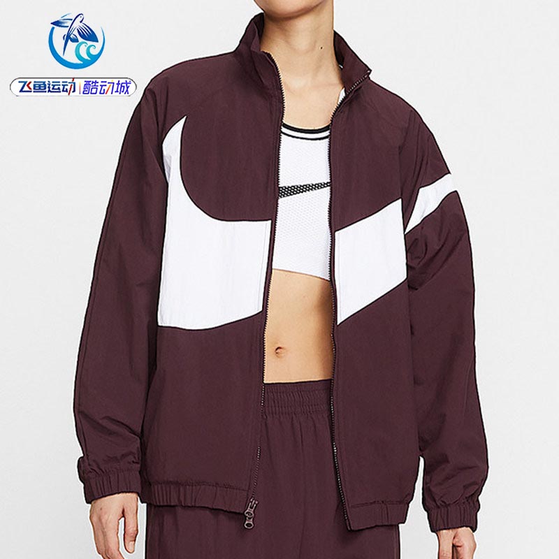 耐克Nike女子立领大勾夹克外套