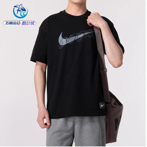 耐克Nike男子大勾印花短袖T恤