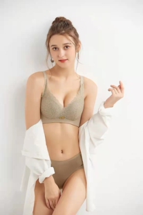 名韩内衣833调整型聚拢上托防下垂无钢圈舒适透气薄D杯收副乳文胸