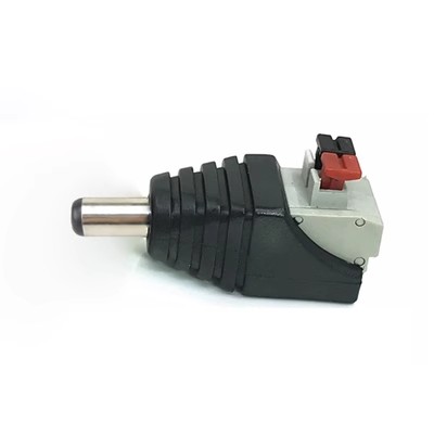 免焊按压式DC电源接头公母对接插头12V监控视频5.5*2.1MM连接端子