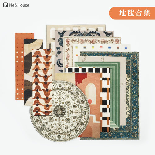 玩具】地毯地垫方形圆形 6分娃屋客厅餐厅微缩模型装饰摆件