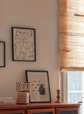 玩具】中号壁画/相框/北欧风ins12分ob11gsc6分bjd娃娃屋迷你模型