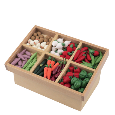 蔬菜10个一包12分bjdob11gscblythe盲盒娃屋摆件迷你模型食玩粘土