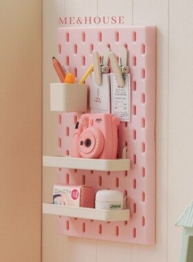 玩具】洞洞板/墙面置物架DIY收纳展示6分Blythe娃屋迷你模型25014