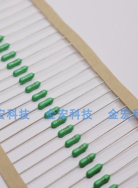 带引线插件电阻式保险丝1A2A3A4A5A6A7ALF绿色快断125V/250V3.15