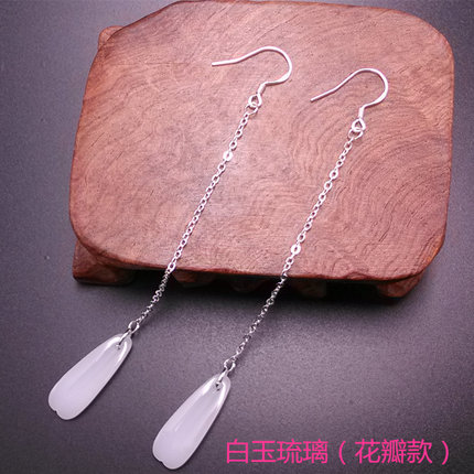 三生三世十里桃花同款白浅花瓣耳环流苏耳线cos古风饰品莲蓬复古