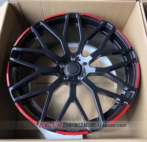 20 21 22寸适用奔驰BRABUS巴博斯G63 G500 G55 GL ML GLS锻造轮毂
