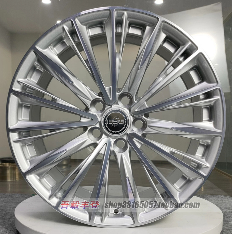 19 20寸适用雷克萨斯IS300 RX270 RX350 ES250埃尔法银色锻造轮毂