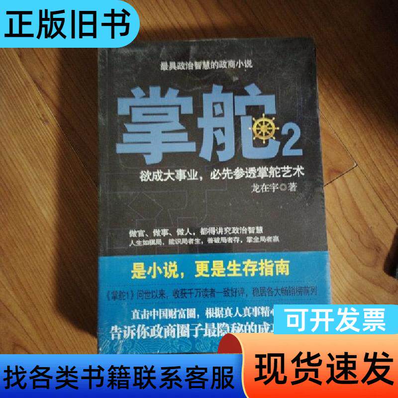 掌舵2:政商圈子生存指南 龙在宇 著 湖南文艺出版社
