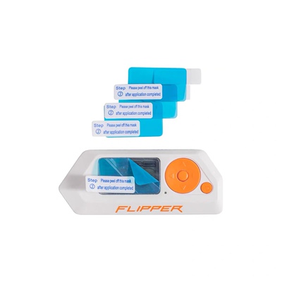 Flipper Zero高清保护膜 高清防刮电子宠物小海豚游戏机贴膜3片装