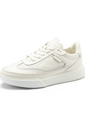 ECCO爱步女鞋厚底休闲鞋 2025春新款百搭复古板鞋街头球鞋272803