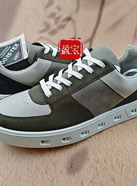 ECCO爱步男士板鞋2025秋冬防水休闲鞋拼色潮流 街头720 520814