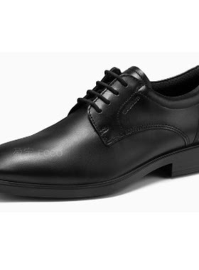 ECCO爱步德比鞋男 25年新款真皮商务正装皮鞋婚鞋 都市米兰523374