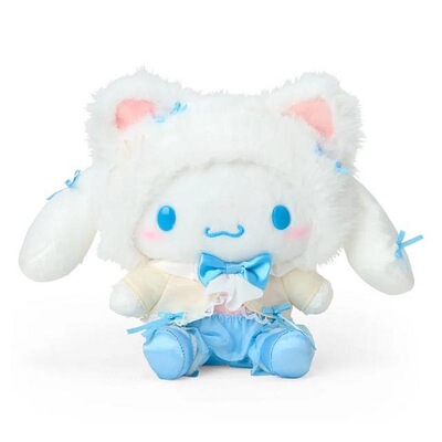 日本三丽鸥正版芭蕾白猫咪大耳玉桂狗毛绒公仔潮玩偶cinnamoroll
