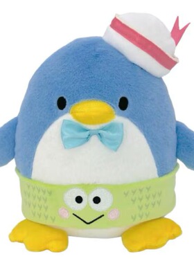 日本正版三丽鸥5周年男团限定山姆企鹅毛绒公仔S号玩偶tuxedosam