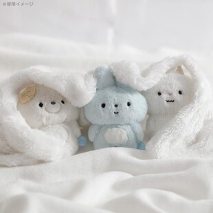 日本SAN-X正版轻松熊呆呆兔棉花小狗小羊毛绒公仔挂件钥匙扣吊饰