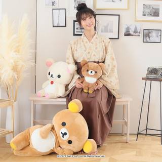 现货rilakkuma日本正品轻松熊懒熊毛绒公仔玩偶拉拉熊玩具松弛熊