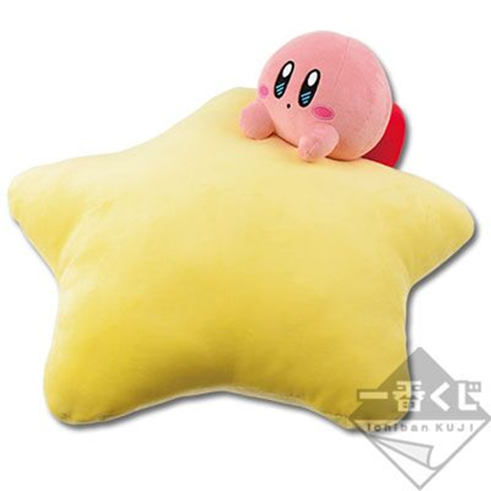现货日本正版kirby一番赏星之卡比毛绒公仔玩偶星抱枕靠垫任天堂