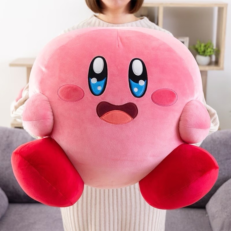 kirby日本限定正版星之卡比超柔软大号毛绒公仔玩偶抱枕靠垫玩具