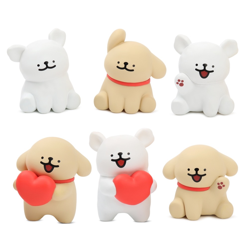 现货正版韩国线条小狗盲盒maltese马尔济斯周边手办摆件礼物潮玩