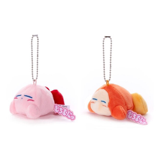 日本正版星之卡比毛绒公仔玩具小挂件瓦豆鲁迪钥匙链软团子捏捏乐