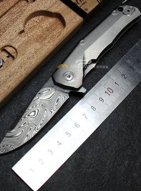 意大利进口LionSteel钢狮TRE大马士革M390口袋折刀EDC钛柄日用EDC