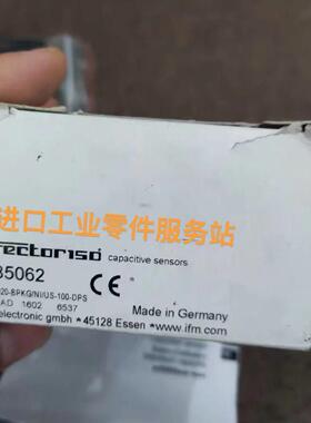 议价IFM KB5062 电容式传器KB-3020-BPKG/NI/US-100-DPS