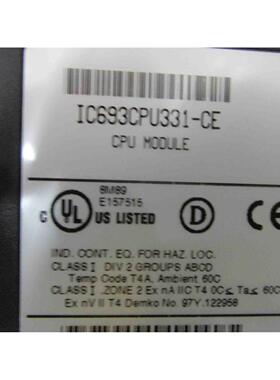 议价IC693CPU331CE GE