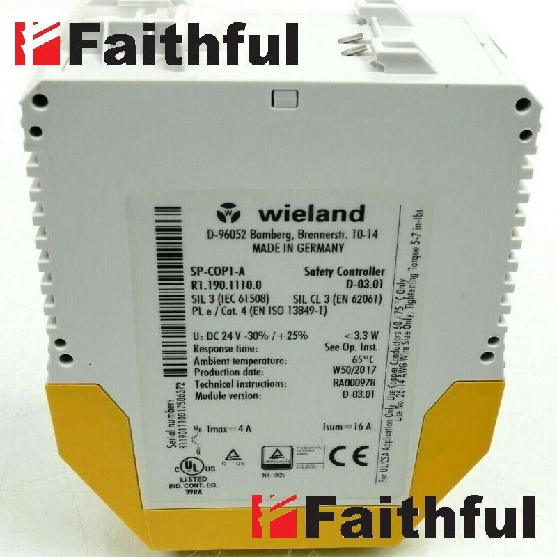 议价Wieland R1.190.1110.0 威琅安全模块 SP-COP1-A