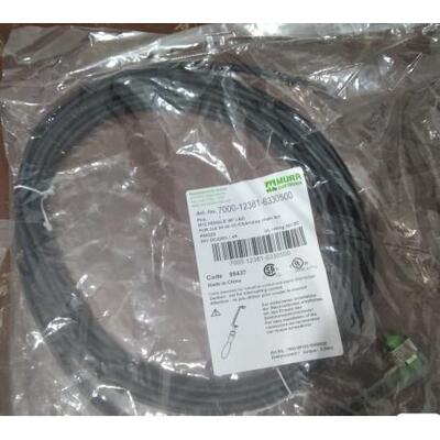 议价穆尔7000-12381-6330500 弯头灯3芯PUR耐腐蚀连接线