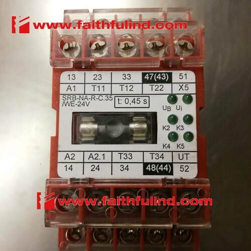 议价Schmersal SRB-NA-R-C.35/WE-24V 施迈赛安全继电器 0.45秒