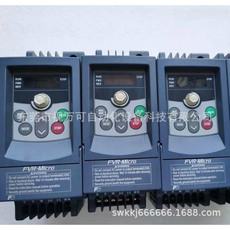 议价FVR0.4AS1S-7C FVR0.4S1S-7C 变频器 0.4KW 220V