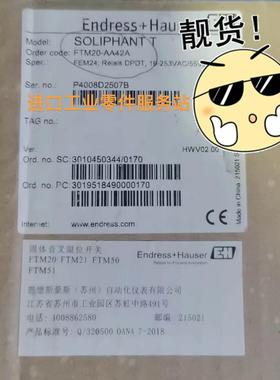 议价恩德斯豪斯音叉料位开关FTM20-AA42A 液位计
