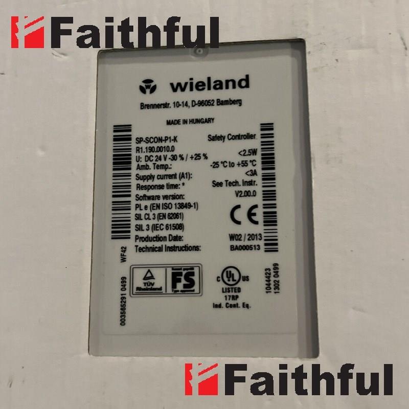 议价Wieland R1.190.0010.0 威琅安全控制模块 SP-SCON-P1-K