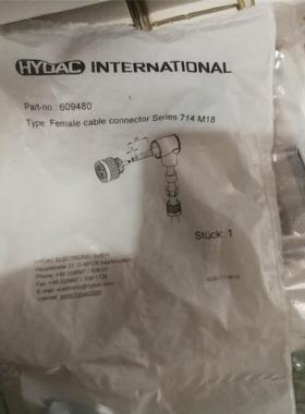 议价HYDAC传器插头4孔609480母头M18.